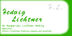 hedvig lichtner business card